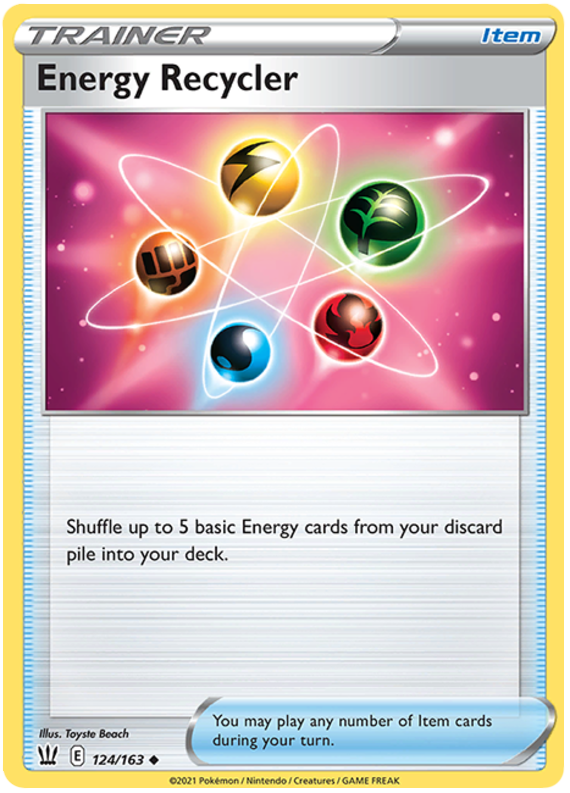 Energy Recycler (124/163) [Sword & Shield: Battle Styles] | Odin's Place