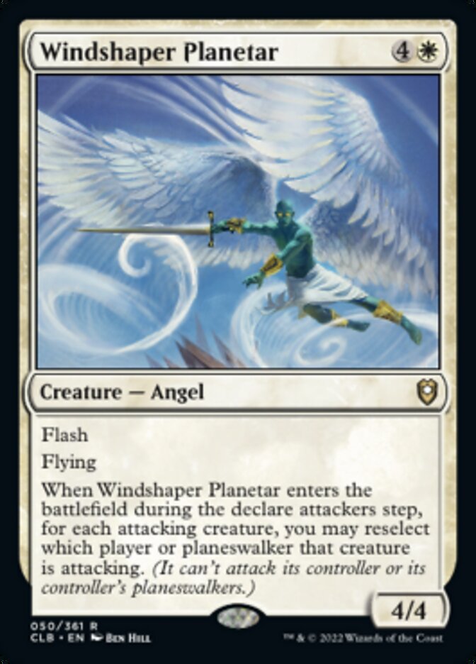 Windshaper Planetar [Commander Legends: Battle for Baldur's Gate] | Odin's Place