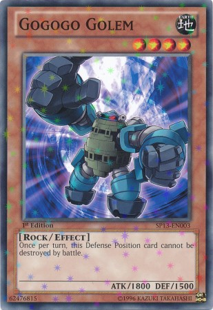 Gogogo Golem [SP13-EN003] Starfoil Rare | Odin's Place