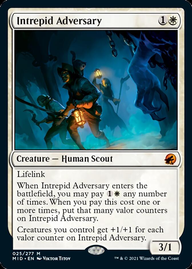 Intrepid Adversary [Innistrad: Midnight Hunt] | Odin's Place