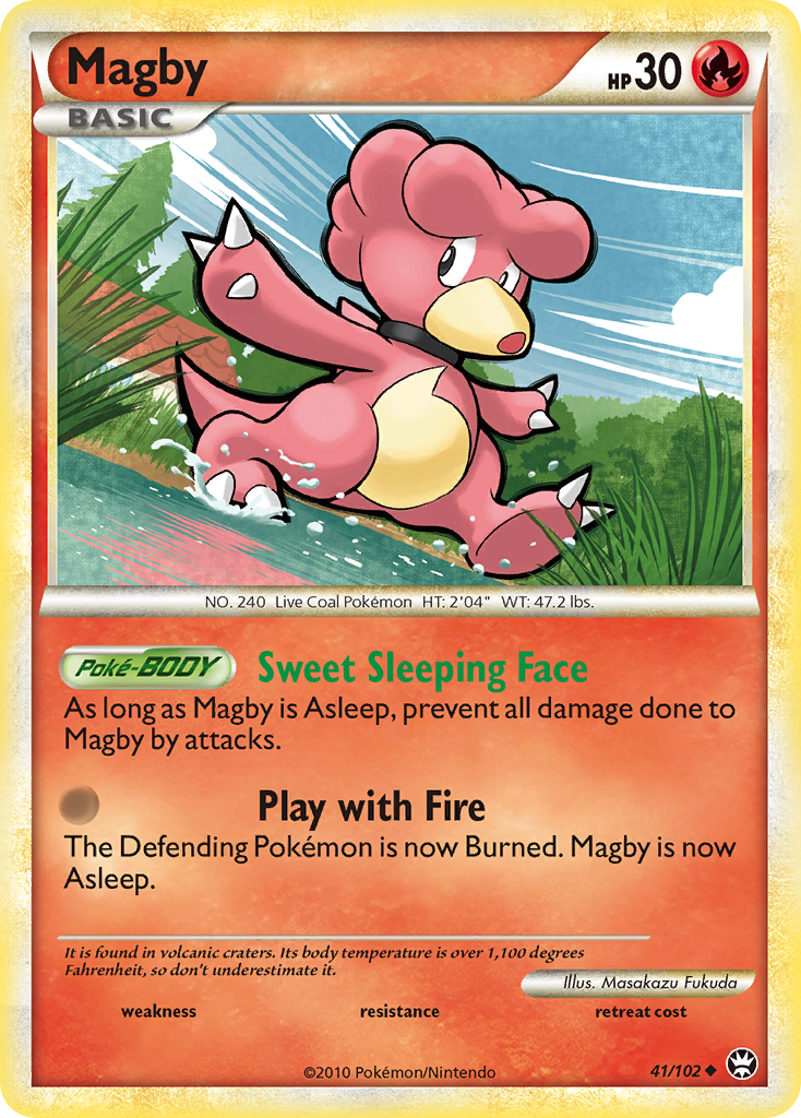 Magby (41/102) [HeartGold & SoulSilver: Triumphant] | Odin's Place