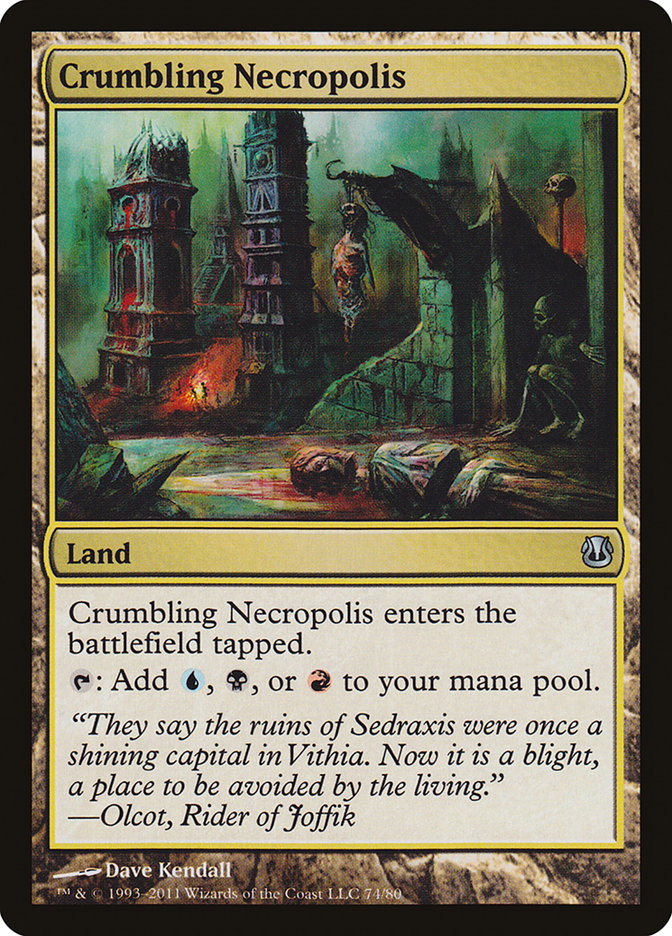 Crumbling Necropolis (74) [Duel Decks: Ajani vs. Nicol Bolas] | Odin's Place