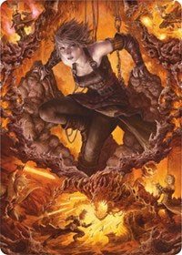Nahiri, Heir of the Ancients [Zendikar Rising Art Series] | Odin's Place
