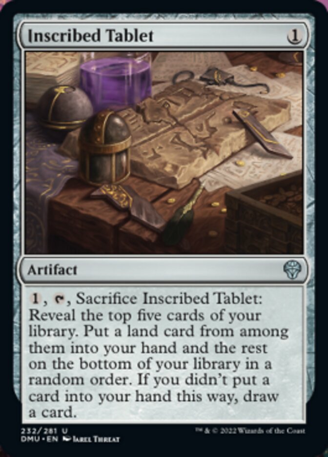 Inscribed Tablet [Dominaria United] | Odin's Place
