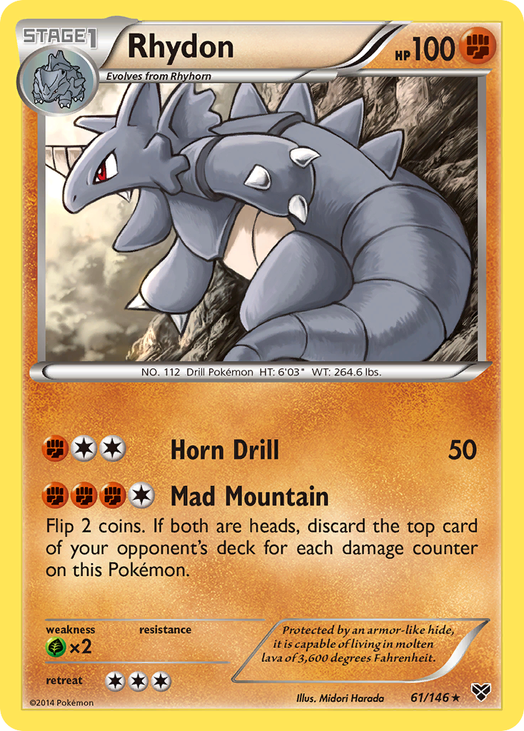 Rhydon (61/146) [XY: Base Set] | Odin's Place