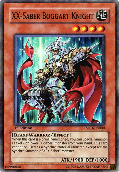 XX-Saber Boggart Knight [TSHD-EN000] Super Rare | Odin's Place