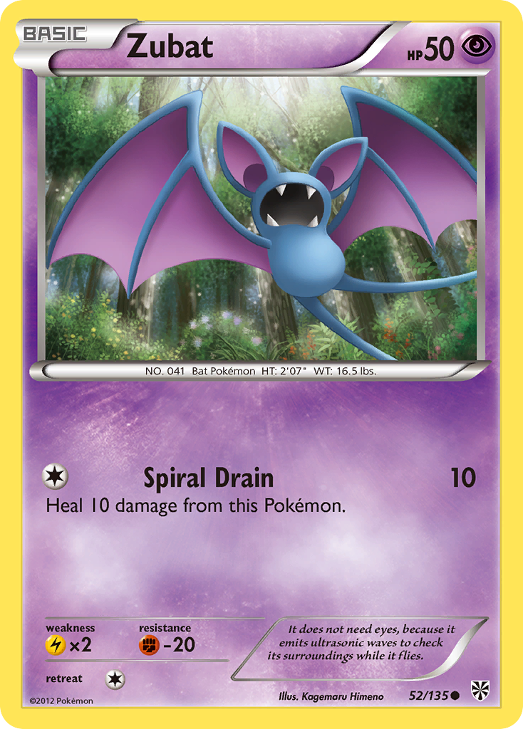 Zubat (52/135) [Black & White: Plasma Storm] | Odin's Place