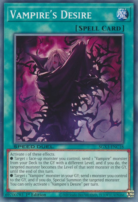 Vampire's Desire [SGX3-ENC18] Common | Odin's Place