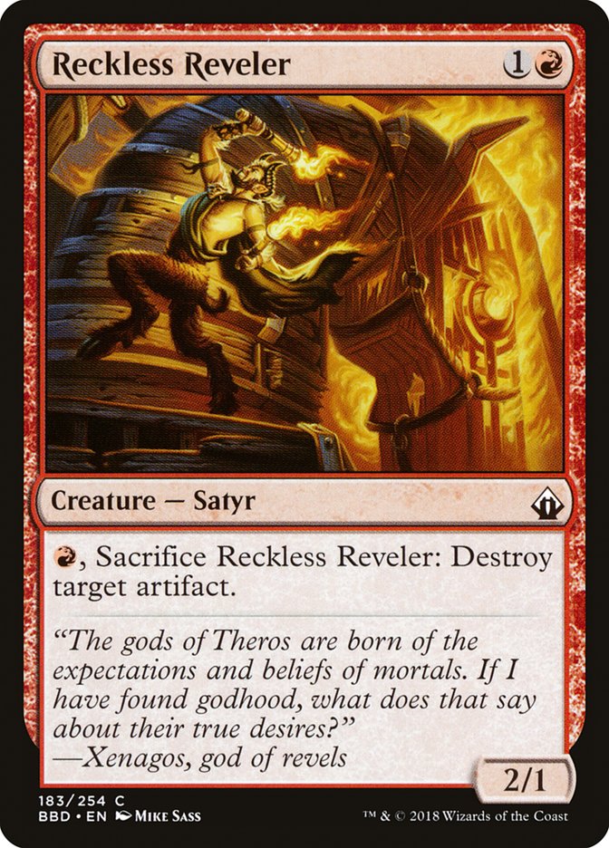 Reckless Reveler (183) [Battlebond] | Odin's Place