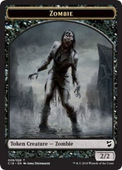 Zombie // Shapeshifter Double-Sided Token [Commander 2018 Tokens] | Odin's Place