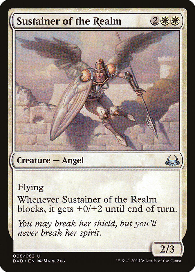 Sustainer of the Realm (8) (Divine vs. Demonic) [Duel Decks Anthology] | Odin's Place