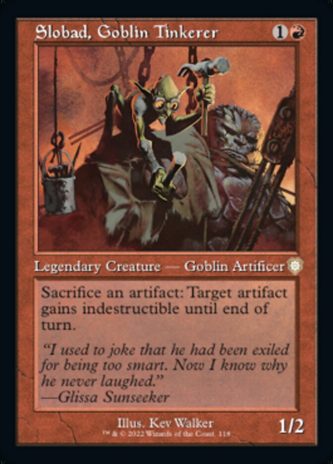 Slobad, Goblin Tinkerer (Retro) [The Brothers' War Commander] | Odin's Place