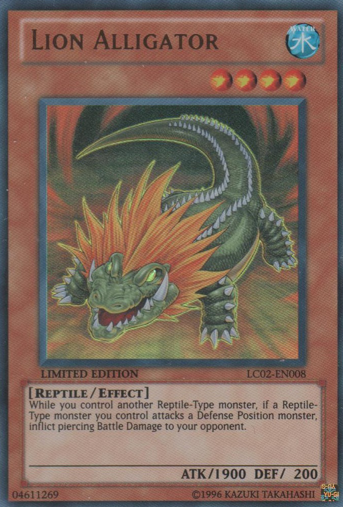 Lion Alligator [LC02-EN008] Ultra Rare | Odin's Place