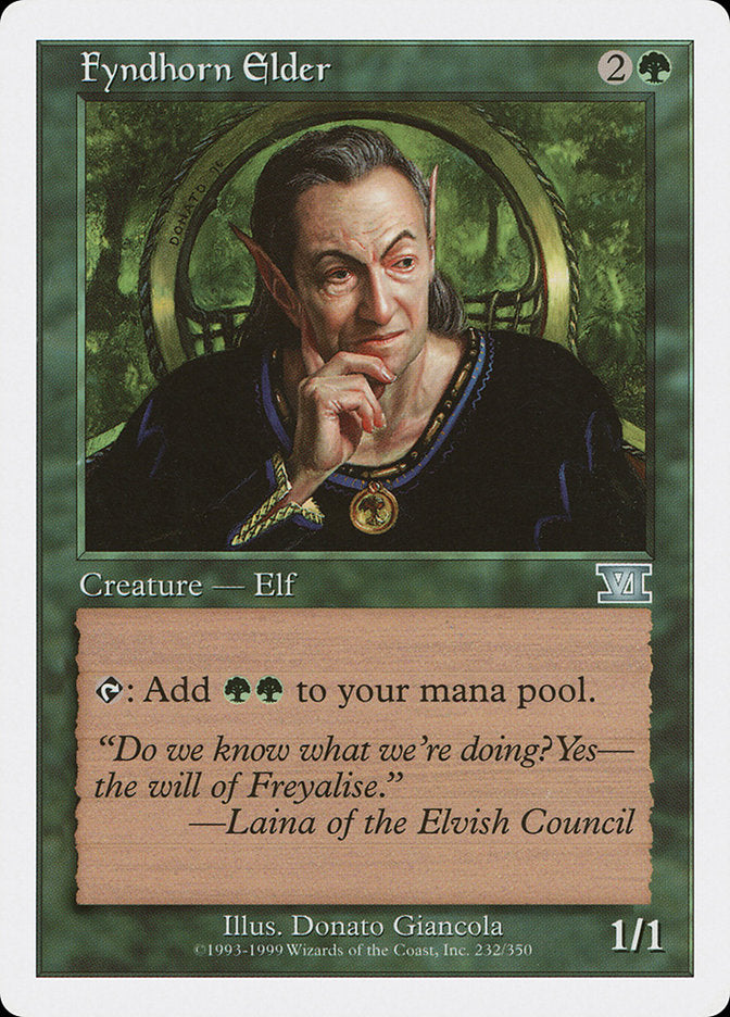 Fyndhorn Elder (232) [Classic Sixth Edition] | Odin's Place