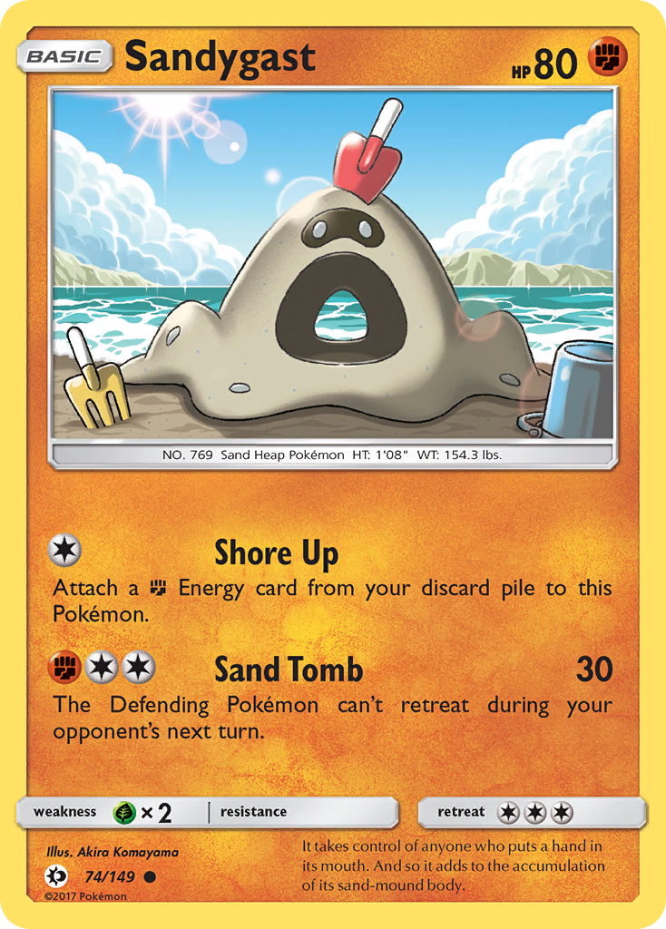 Sandygast (74/149) [Sun & Moon: Base Set] | Odin's Place