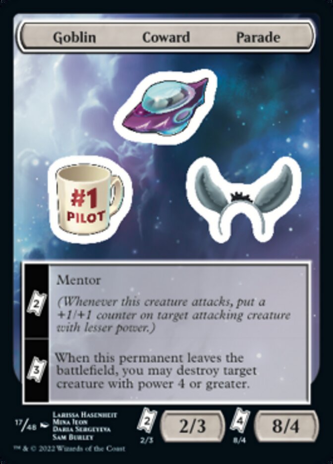 Goblin Coward Parade [Unfinity Stickers] | Odin's Place