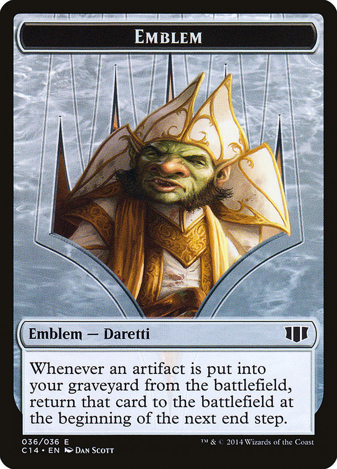 Daretti, Scrap Savant Emblem // Tuktuk the Returned Double-Sided Token [Commander 2014 Tokens] | Odin's Place