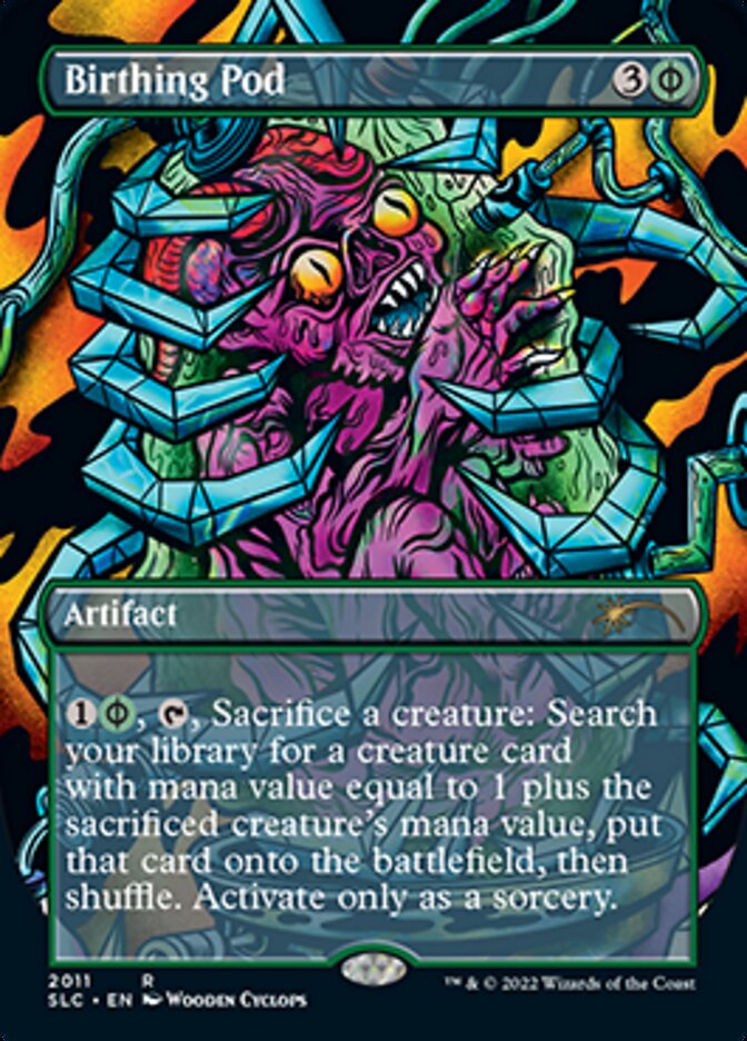 Birthing Pod (Borderless Alternate Art) [Secret Lair 30th Anniversary Countdown Kit] | Odin's Place