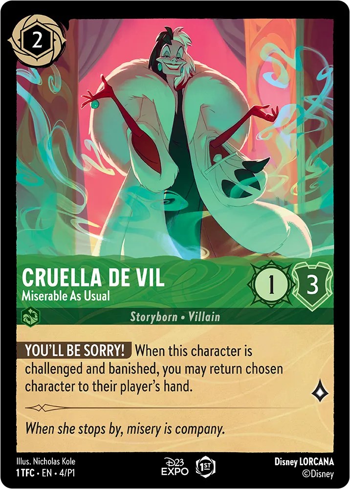 Cruella de Vil (4) [D23 Promos] | Odin's Place