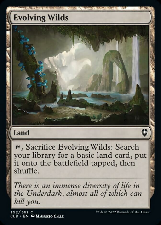 Evolving Wilds [Commander Legends: Battle for Baldur's Gate] | Odin's Place