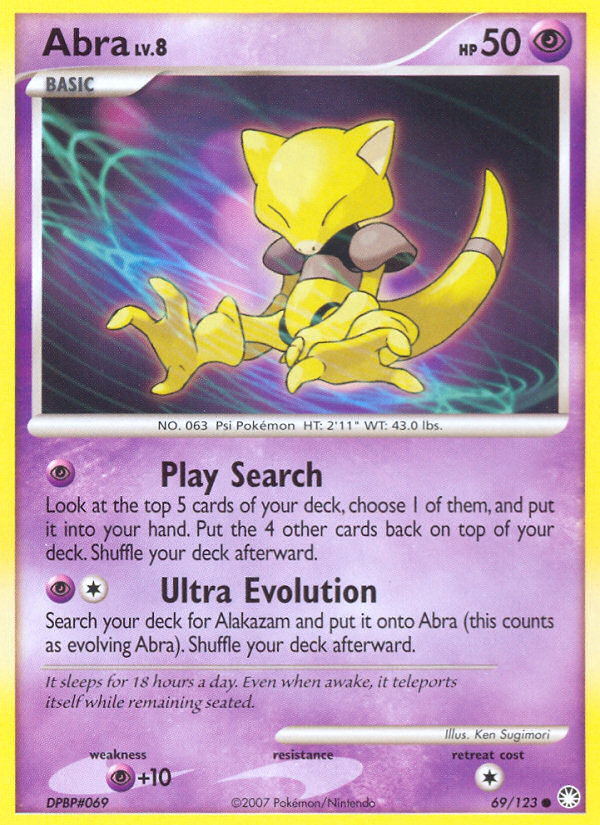 Abra (69/123) [Diamond & Pearl: Mysterious Treasures] | Odin's Place