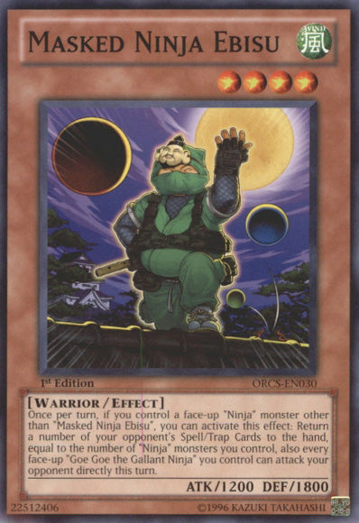Masked Ninja Ebisu [ORCS-EN030] Common | Odin's Place