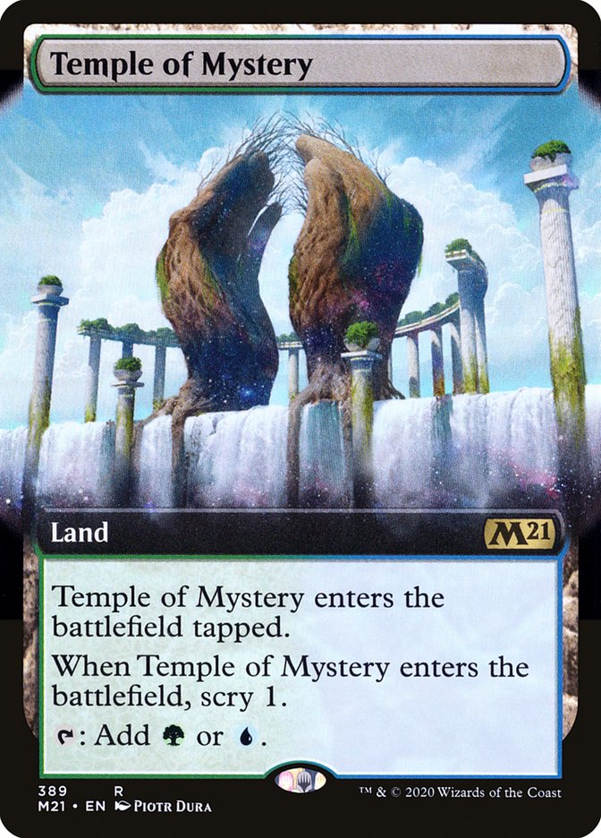 Temple of Mystery (Extended Art) [Core Set 2021] | Odin's Place