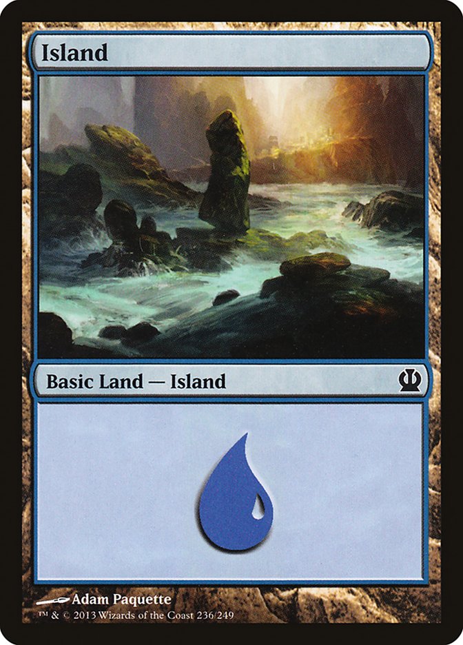 Island (236) [Theros] | Odin's Place