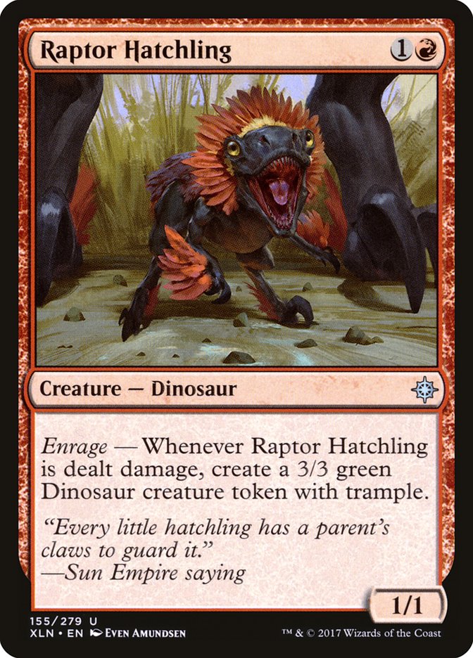 Raptor Hatchling (155) [Ixalan] | Odin's Place