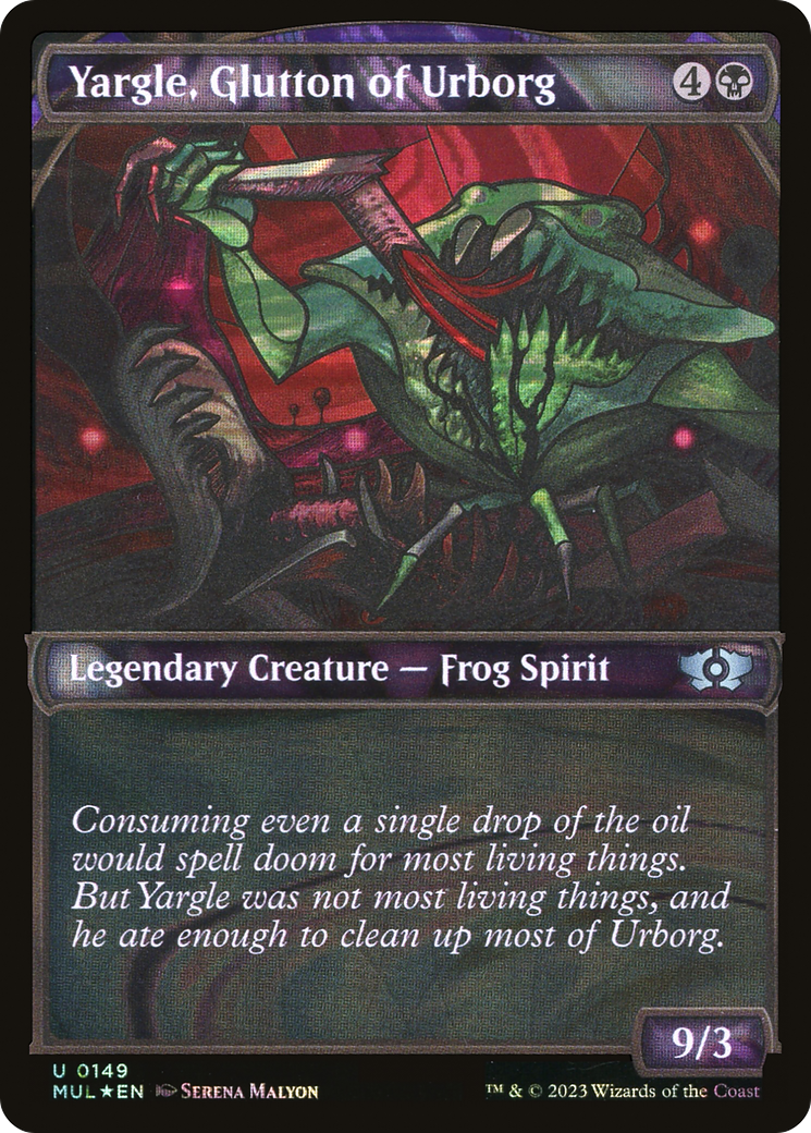 Yargle, Glutton of Urborg (Halo Foil) [Multiverse Legends] | Odin's Place