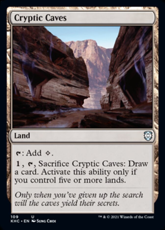 Cryptic Caves [Kaldheim Commander] | Odin's Place