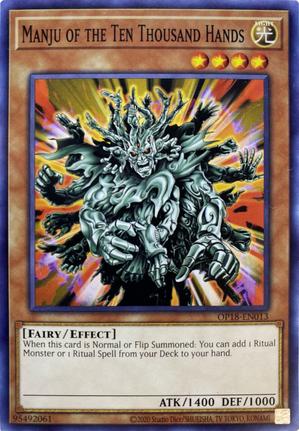 Manju of the Ten Thousand Hands [OP18-EN013] Common | Odin's Place