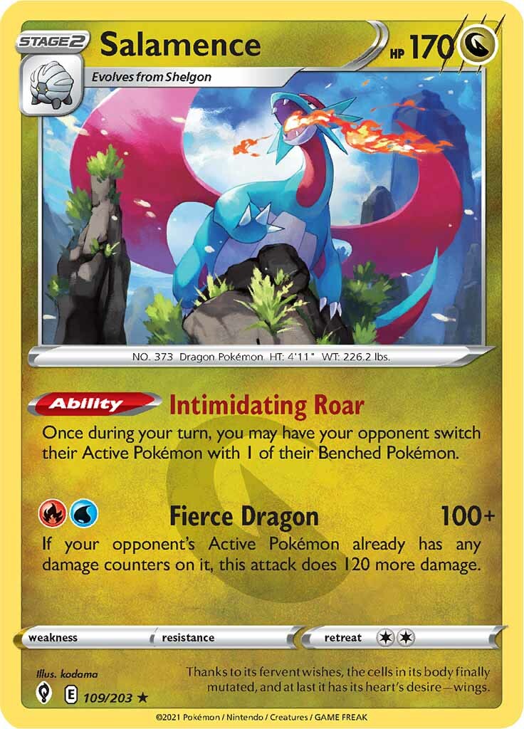 Salamence (109/203) [Sword & Shield: Evolving Skies] | Odin's Place