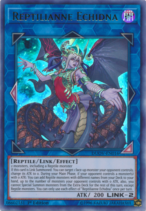 Reptilianne Echidna [DUOV-EN016] Ultra Rare | Odin's Place