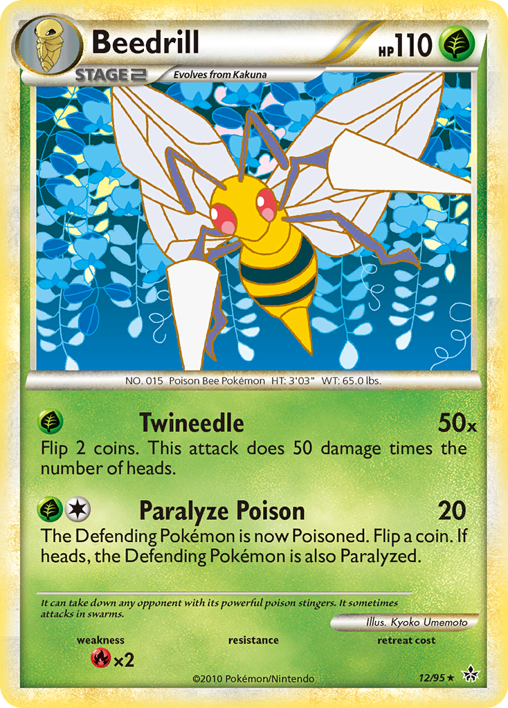 Beedrill (12/95) [HeartGold & SoulSilver: Unleashed] | Odin's Place