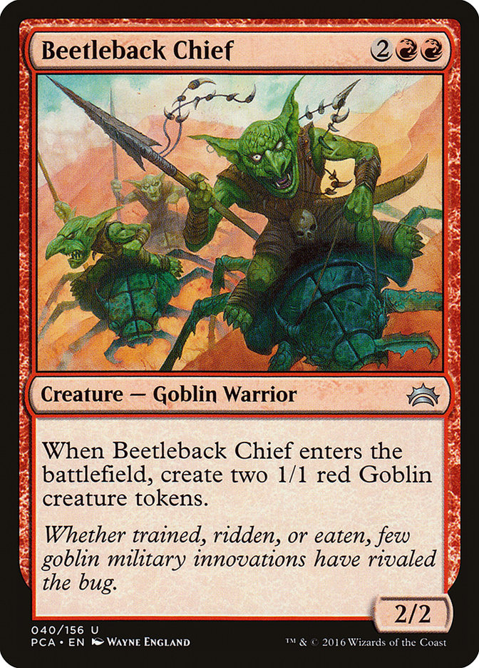 Beetleback Chief (40) [Planechase Anthology] | Odin's Place