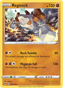 Regirock (089/185) [Sword & Shield: Vivid Voltage] | Odin's Place