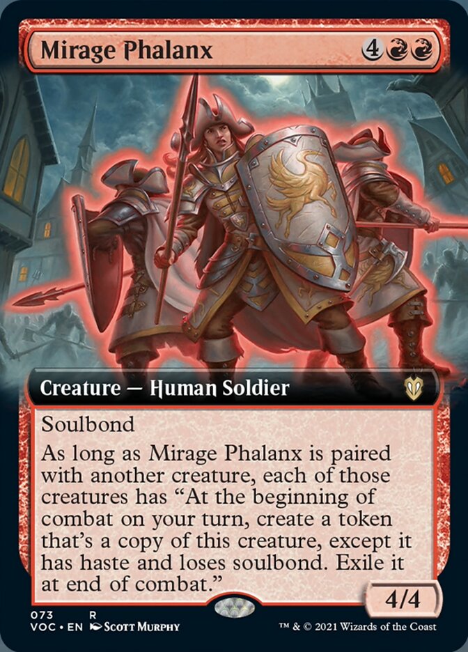 Mirage Phalanx (Extended Art) [Innistrad: Crimson Vow Commander] | Odin's Place