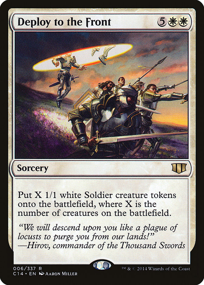 Deploy to the Front (6) [Commander 2014] | Odin's Place
