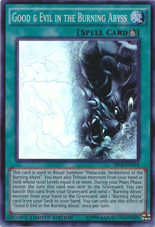 Good & Evil in the Burning Abyss [SECE-ENS14] Super Rare | Odin's Place