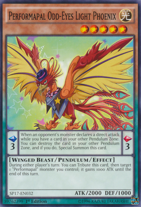 Performapal Odd-Eyes Light Phoenix [SP17-EN032] Common | Odin's Place