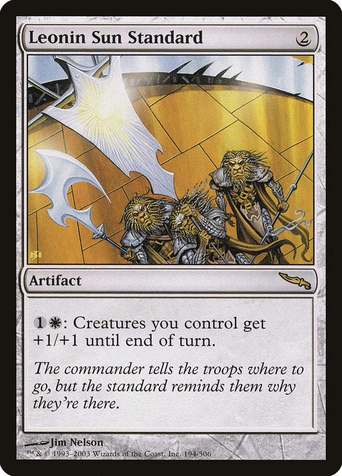 Leonin Sun Standard (194) [Mirrodin] | Odin's Place