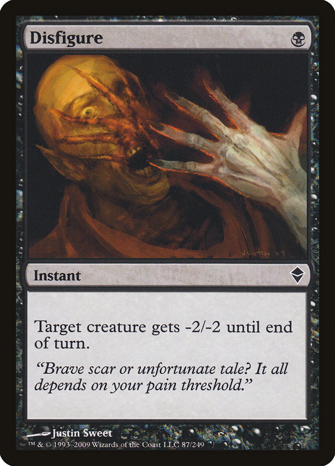 Disfigure (87) [Zendikar] | Odin's Place