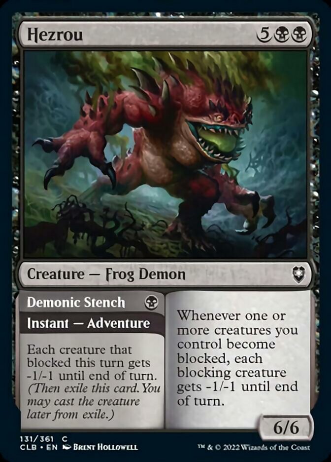 Hezrou // Demonic Stench [Commander Legends: Battle for Baldur's Gate] | Odin's Place