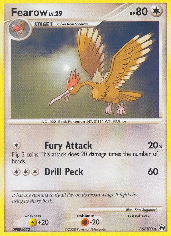 Fearow (36/100) [Diamond & Pearl: Majestic Dawn] | Odin's Place