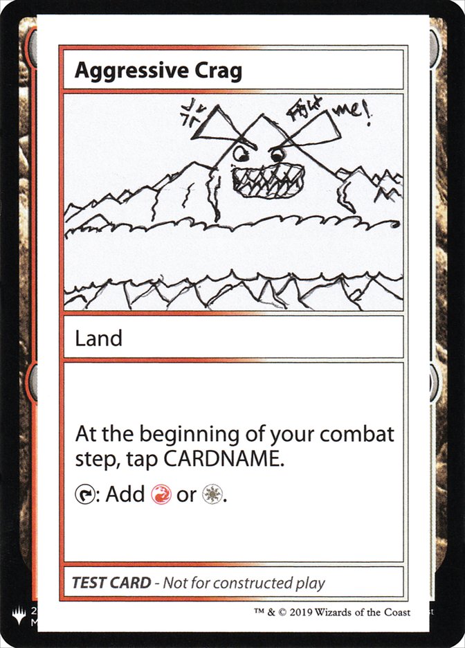 Aggressive Crag [Mystery Booster Playtest Cards] | Odin's Place