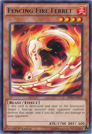 Fencing Fire Ferret [BP03-EN107] Rare | Odin's Place