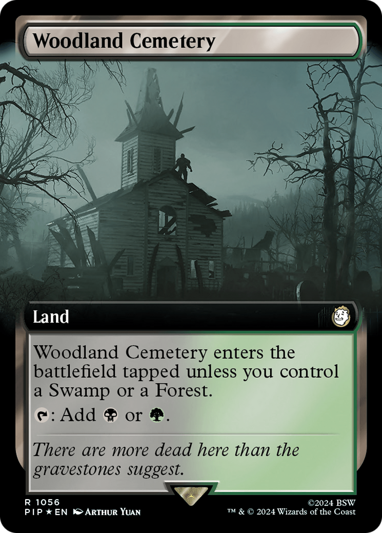 Woodland Cemetery (Extended Art) (Surge Foil) [Fallout] | Odin's Place