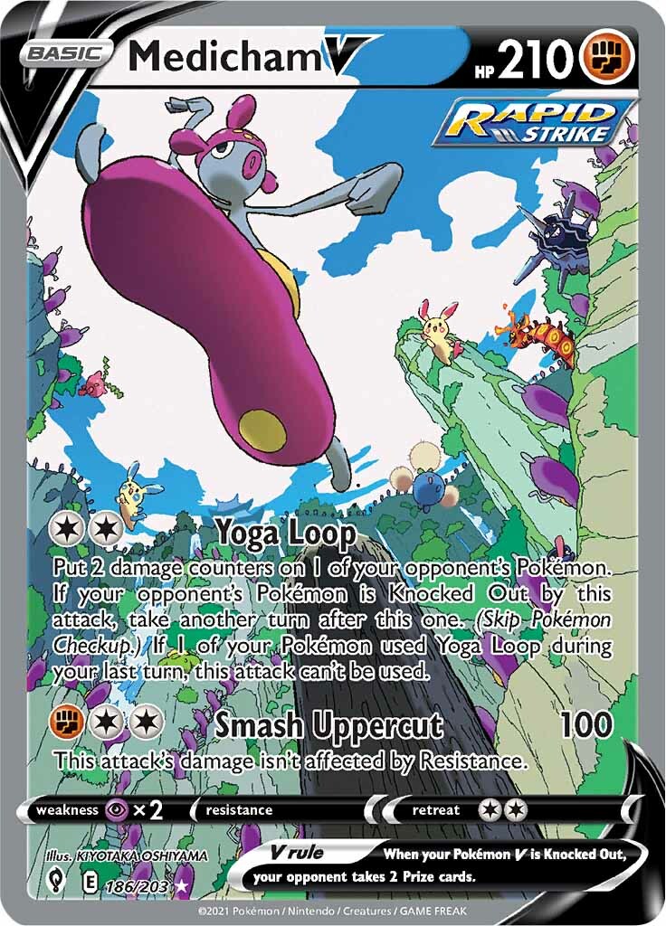Medicham V (186/203) [Sword & Shield: Evolving Skies] | Odin's Place
