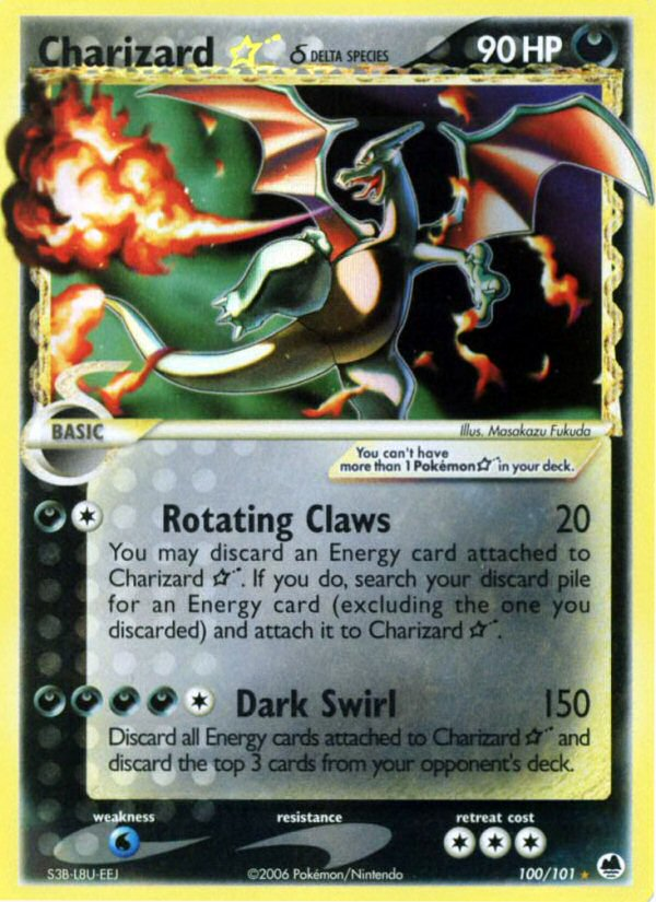 Charizard Star (100/101) (Delta Species) [EX: Dragon Frontiers] | Odin's Place